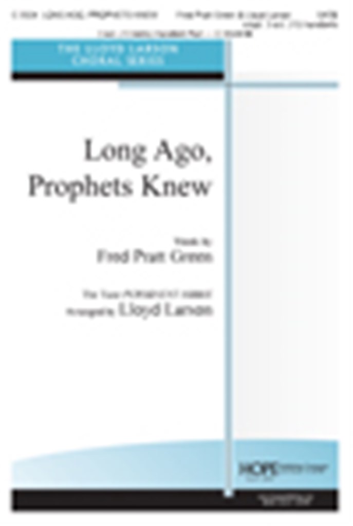Long Ago, Prophets Knew